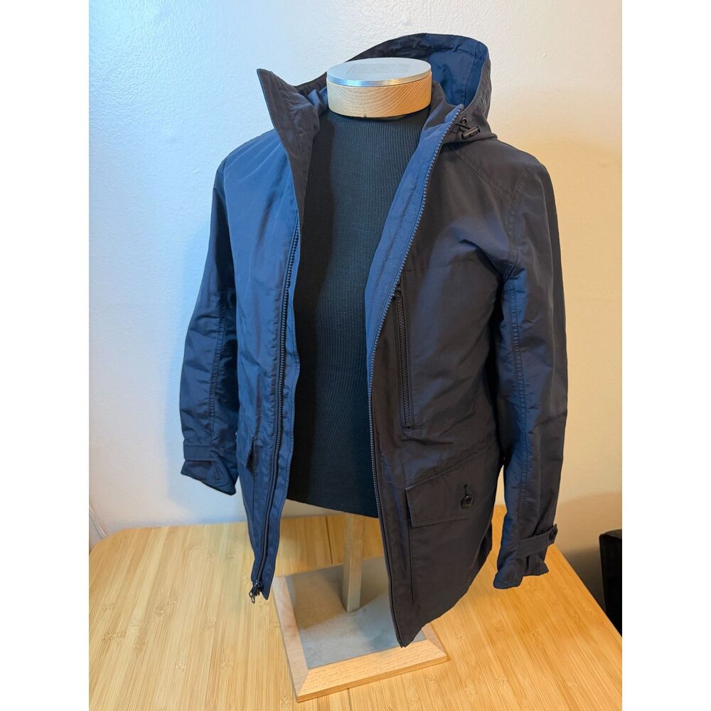 J.Crew Sportsmens Outfitter 3-in-1 System Jacket Shell Mens XS Navy Field Parka
